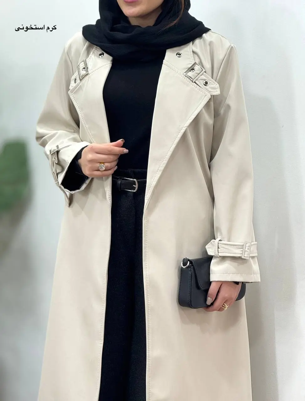 ترنچ کت آستردار ضد آب پانیذ